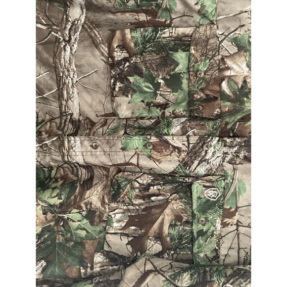 Game Winner Men's Break Up Infinity Camo Button Down Hunting Shirt Size 3XL - Picture 10 of 11